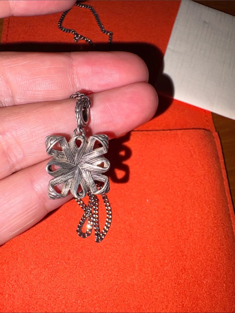 John Hardy The Canang Amulet and long Chain - brand new in pouch